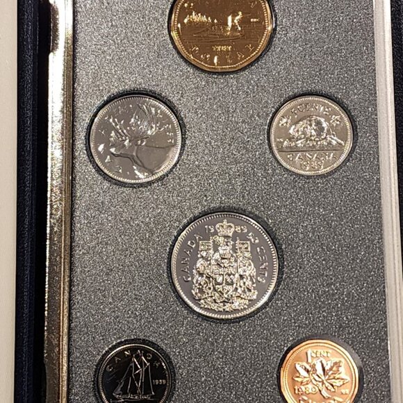 1989 Royal Canadian Mint Specimen 6 Piece Coin Set - Picture 3 of 12